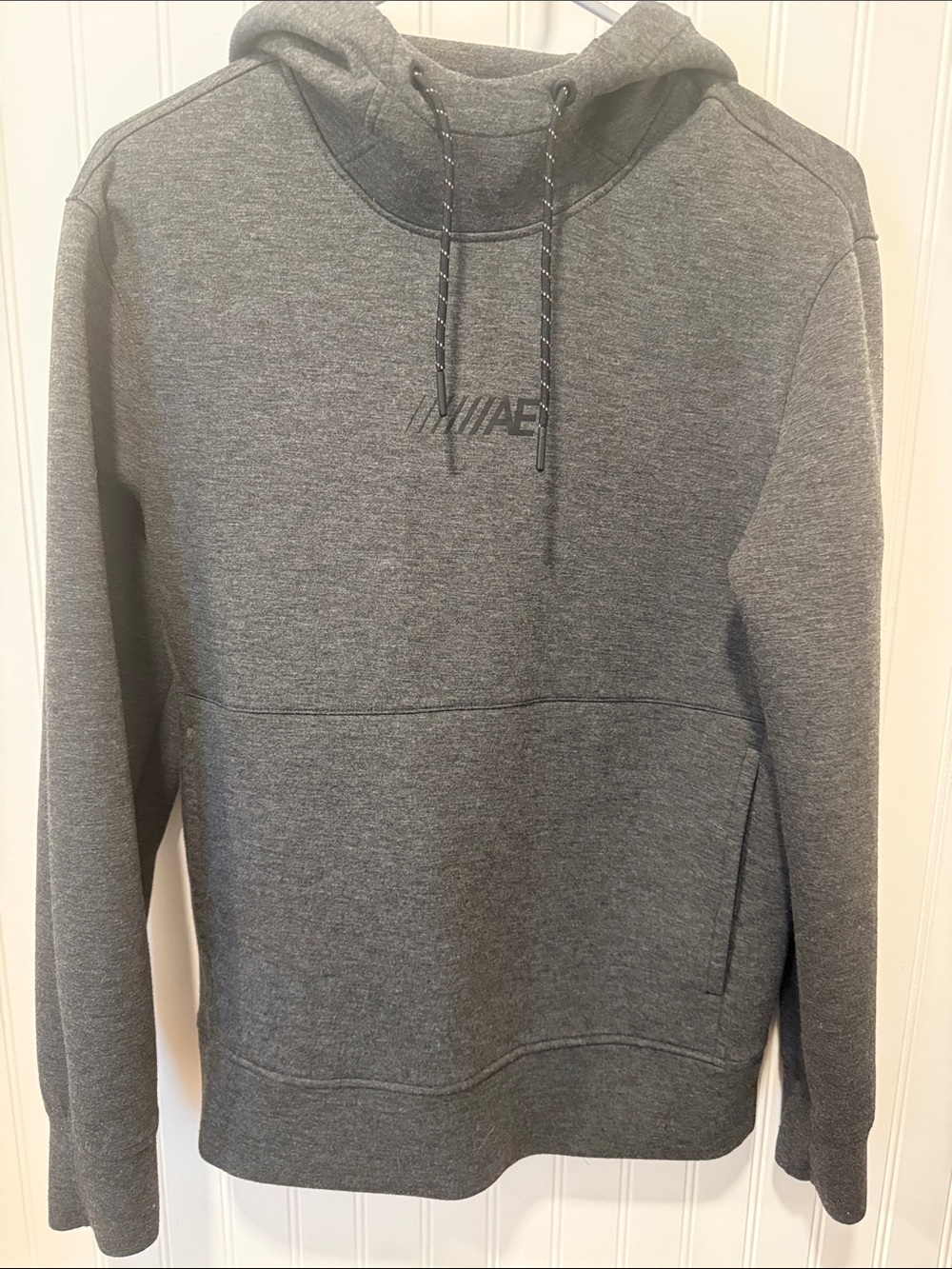 American Eagle Outfitters Dark Gray Hooded Pullover